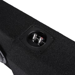 NEW DUAL 10″ 1600W LOADED SUB BOX FITS 2017-2025 FORD SUPER DUTY SUPERCREW CAB