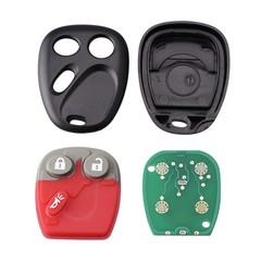 2Pcs 3-Button Keyless Entry Remote Car Key Kit For Chevrolet For GMC 2003-2007