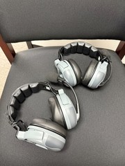 Eartec Comstar Headsets: 2 Double, 3 Single w/ Charger and Full Duplex Intercom