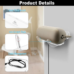 Speaker Wall Mount Floating Shelf for Beats Pill Portable Speaker, 1 Pack