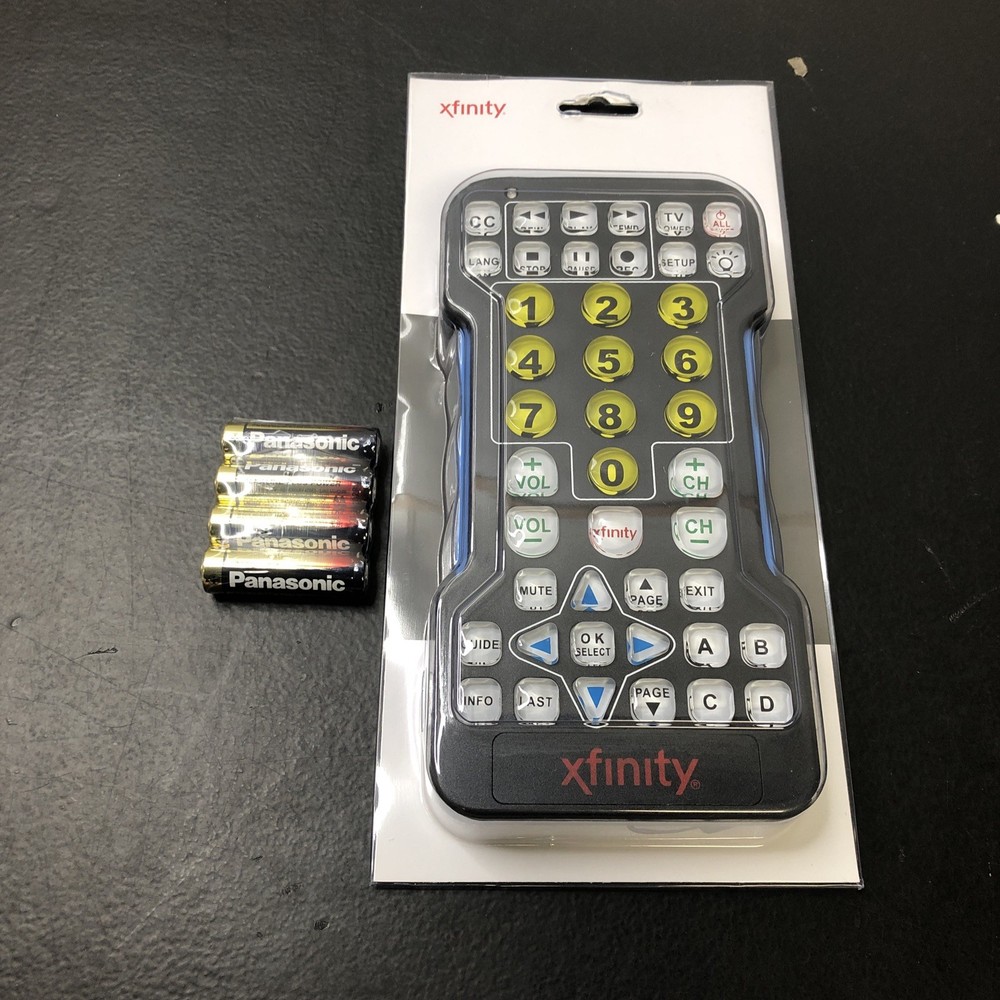 Xfinity Large Button Remote Control Comcast Set-Top Boxes Oversized Easy To Read