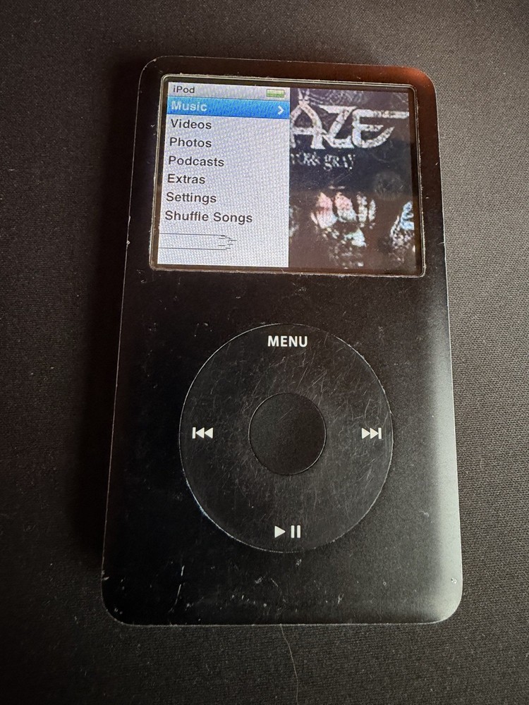 Apple iPod Classic 6th Gen A1238 Black 80GB MB147LL Works Read Description