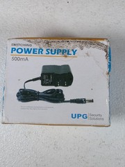 UPG Security Solutions 12V 500mA Switching Power Supply AC Adapter UPG 80097
