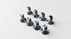 Install Bay Alpine 8 Piece ISO Mounting Screws Single or 2 DIN Radio