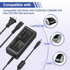 24V AC Adapter Power Supply for Dymo LabelWriter 330/400/400 Turbo/450/450 Turbo