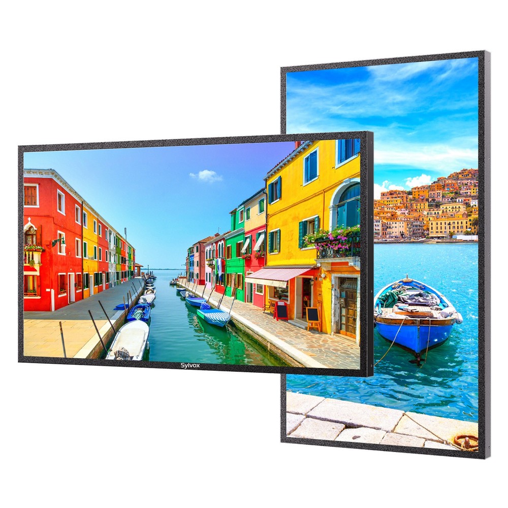 55″ Commercial Outdoor Electronic Digital Display 1000nits Waterproof TV 4K UHD