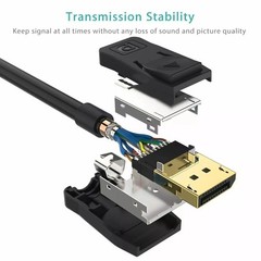 4K Display Port DP to DP Cable 60Hz 2160P 25.92Gbps HDR Audio Video Adapter PC