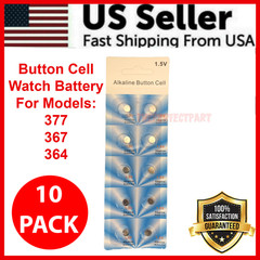 10x Watch Battery SR626SW SR626W Silver Oxide 377 364 363 376