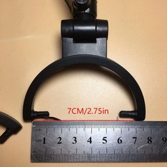 Metal&Plastic Headband Cushion Hook Black For Audio Technica Ath-M50 Headphone