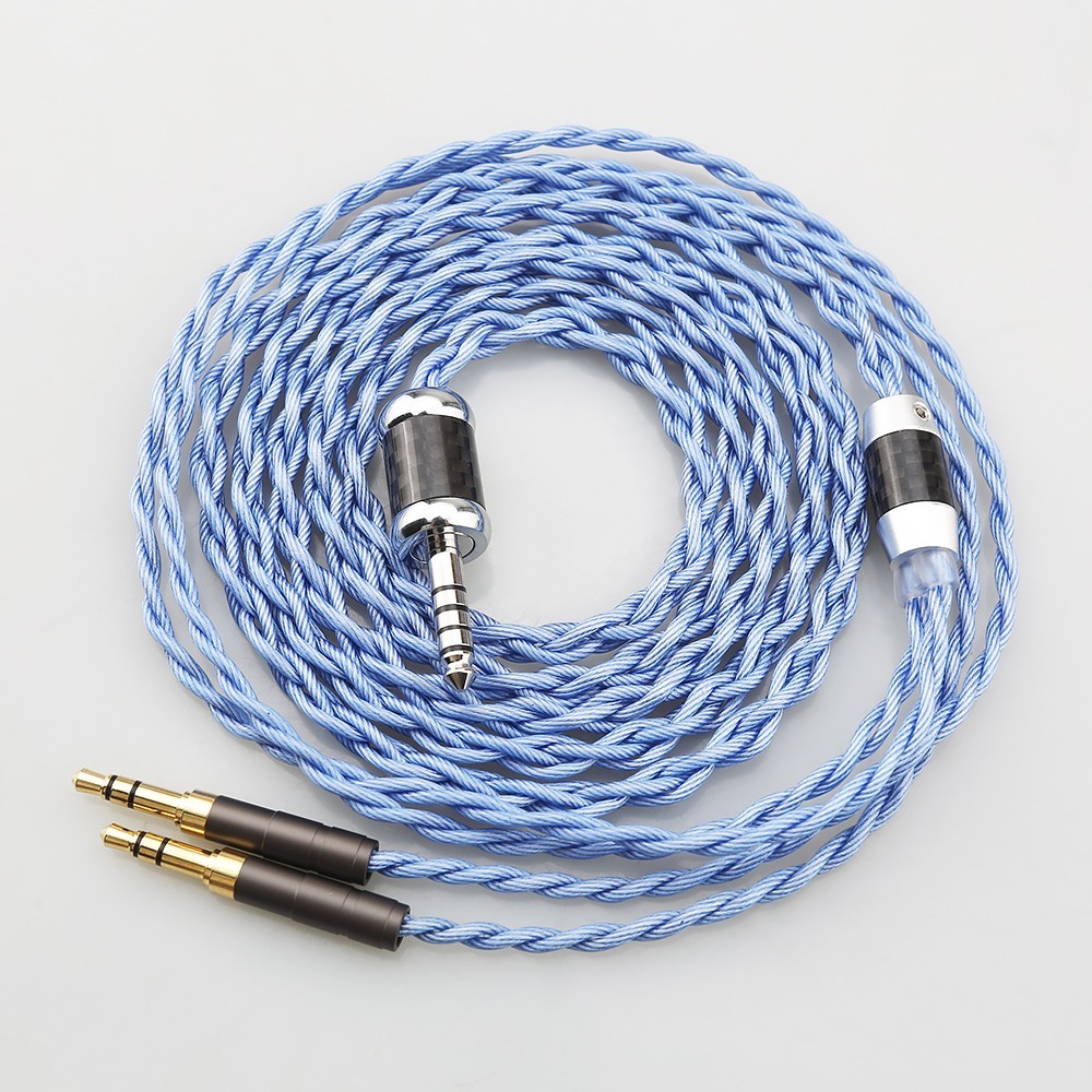 7N Silver Plated Copper headphone cable For Hifiman Arya/Sundara/Ananda