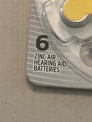 [4pack] Energizer Hearing Aid Batteries Size 10, Yellow Tab, 6 battery per pack.