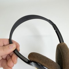 Genuine Koss Solid Black Gold Lightweight Wired Headphones