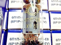 US Stock! 4x 6P1P-EV / 6P1 / 6П1П-ЕВ SVETLANA Tubes Pentode Same Date NEW NOS