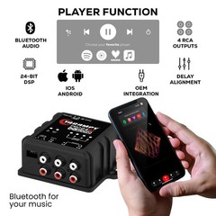 Taramps PRO 2.4BT + Audio Digital Audio Processor Bluetooth 4 Channel DSP – NEW!