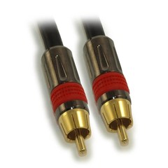 1.5ft 1 Wire RCA Premium Digital Audio SubWoofer/Video Cable IN WALL