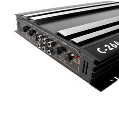4 Channel Car Audio Amplifier C266 Aluminum Automotive Speaker Amp Sound System