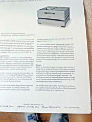 SEVERAL PAGES OF BOULDER COMPONENTS / INFORMATIVE INFORMATION / EXCELLENT COND.