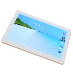 .›(Gold)8 Inch Tablet 6GB RAM 128GB ROM Dual SIM 4G LTE FHD Screen Dual