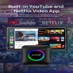 8 128G Android Auto Carplay LED Ai Box Multimedia Players Wireless Android 13