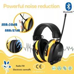 Bluetooth Noise Reduction Safety Ear Muffs Hearing Protection Headphone Mic US