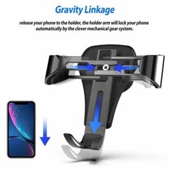 Gravity Car Mount Air Vent Phone Holder for iPhone X XR XS Max Samsung S10 Note9