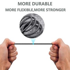 Headphone Extension Cable 10ft – 3.5mm Extension Cable Nylon Braided Aux Cord…
