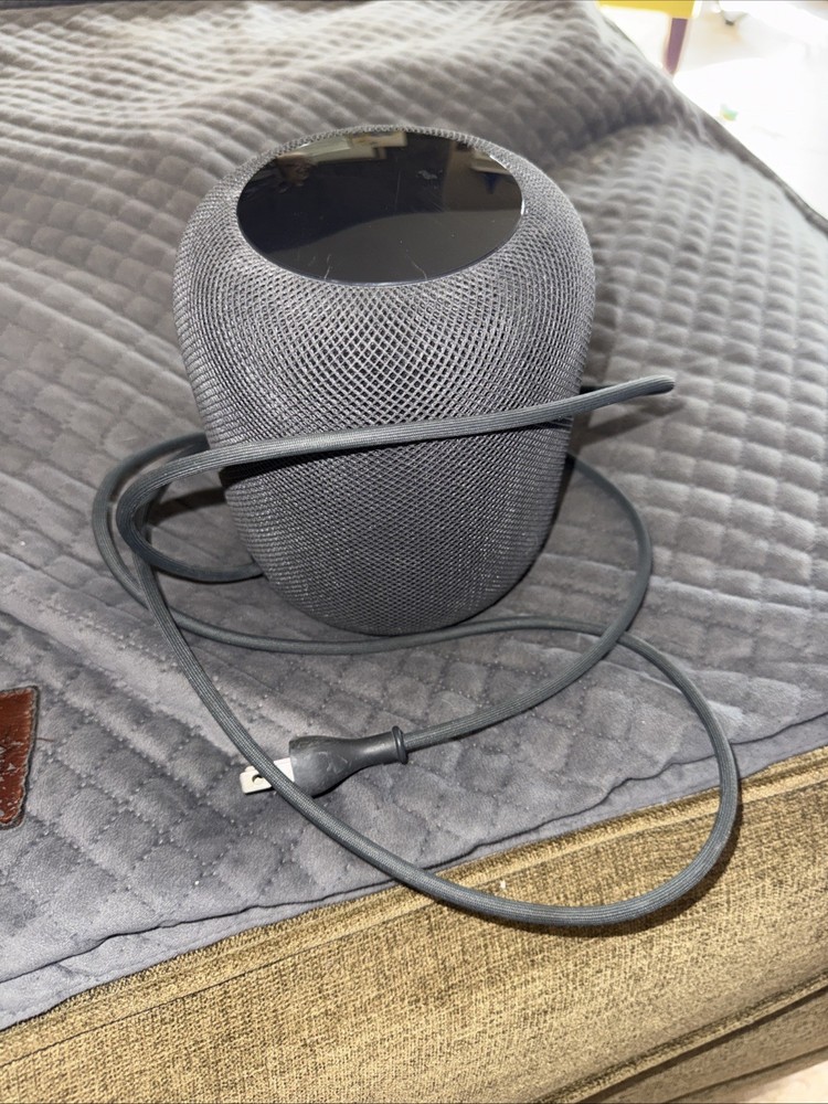 Apple – HomePod (1st Gen) Smart Speaker – Space Gray MQHW2LL/A A1639 ** NO BASS