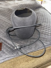 Apple – HomePod (1st Gen) Smart Speaker – Space Gray MQHW2LL/A A1639 ** NO BASS