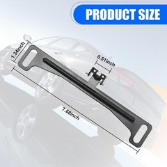 Pack-1 Car Rear View Camera Bracket, Metal Dash Cam Mount Kit,Waterproof License