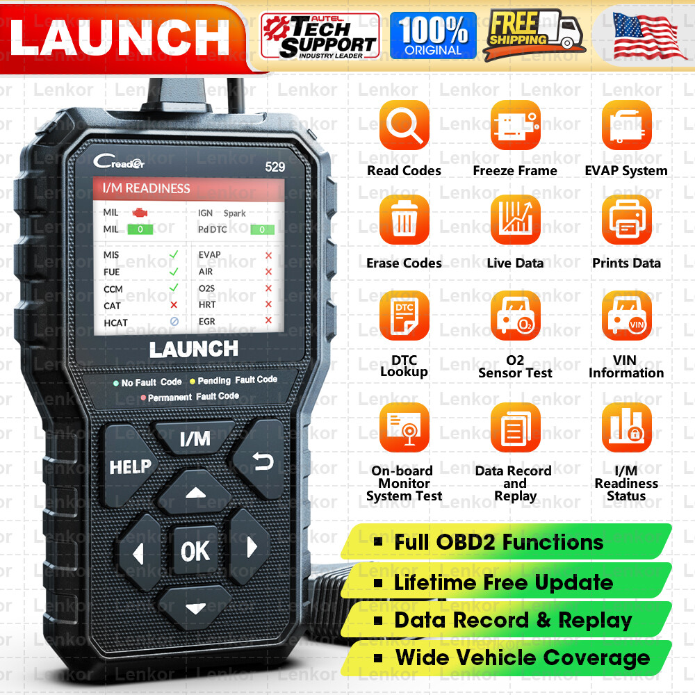 Automotive OBD2 Scanner Code Reader Car Check Engine Fault Diagnostic Scan Tool
