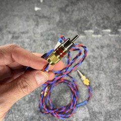 Kimber Kable PBJ 1 Meter Pair with ULTRAPLATE RCA Red & Blue Connectors