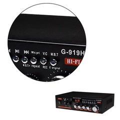 1000W Small Bluetooth Power Amplifier Stereo Receiver Audio Amp USB Music Player
