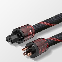 HiFi Audio Power Cable 5N OFC Copper Conductor IEC C15 Female Power Supply Cord