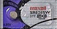 100 Maxell 377 SR626SW Watch Battery (20 STRIPS OF 5 BATTERIES) EXP 2028