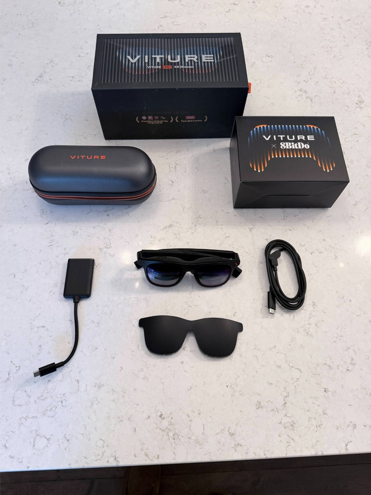VITURE Pro XR/AR Glasses – 135″ BUNDLE – ADULT OWNED and HARDLY USED – MINT