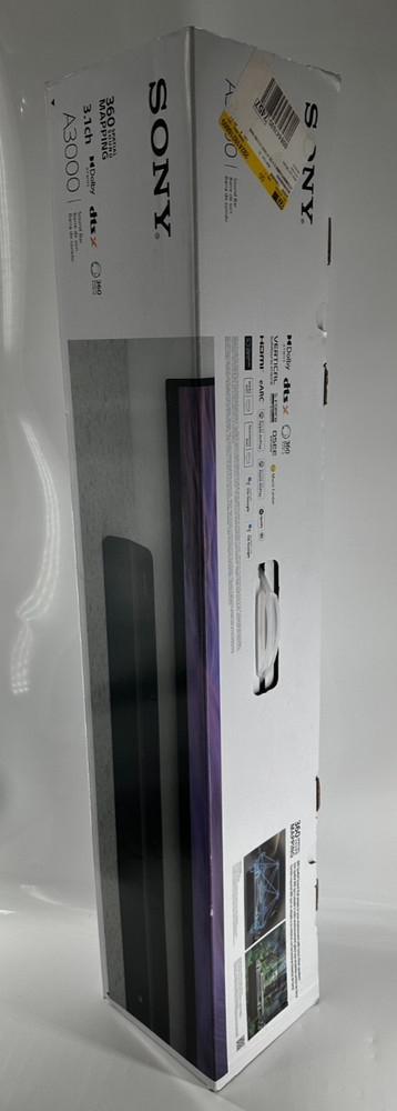 New Sony A3000 Smart Soundbar Black HT-A3000