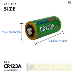 PoundMax CR123A 3.0v Lithium Camera Battery – 1 Count