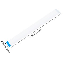 50 Pins 0.5mm Pitch 250mm FPC FFC Flexible Flat Cable 5Pcs (B Type)