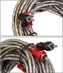 2300W 4 Gauge Car Audio Cable Kit Amplifier Install Amp RCA Subwoofer Sub Wiring