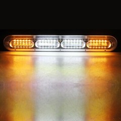 2pcs 24 LED Strobe Lights Emergency Flashing Warning Beacon Yellow Amber 12V EXV