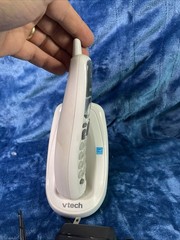 VTech CS2111 2.4GHz Cordless Phone 1 Handset White Caller ID Call Waiting