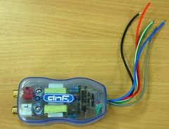 DNF HIGH-LOW LEVEL CONVERTER 2 CHANNEL RCA WITH 12V REMOTE WIRE – SHIPS TODAY!