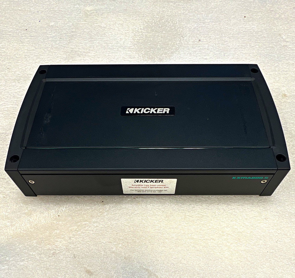 KICKER KXMA800.5 5-Channel 400W RMS Car Audio Amplifier 44KXMA8005