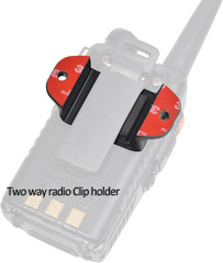 HYS Walkie Talkie Single Side Radio Car Mount, Car Radio Mounting Kit with Screw