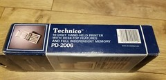 Technico10-Digit Hand-Held Printer Desk-Top Feature Full Memory Vintage PD-2006