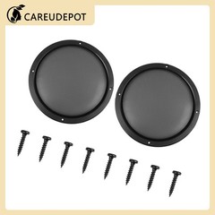 2pcs 8″ Black Car Speaker Cover Steel Mesh Sub Woofer Subwoofer Grill New