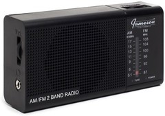 *NEW* Jameson Electronics AM/FM Portable Battery Operated Black Radio Transistor
