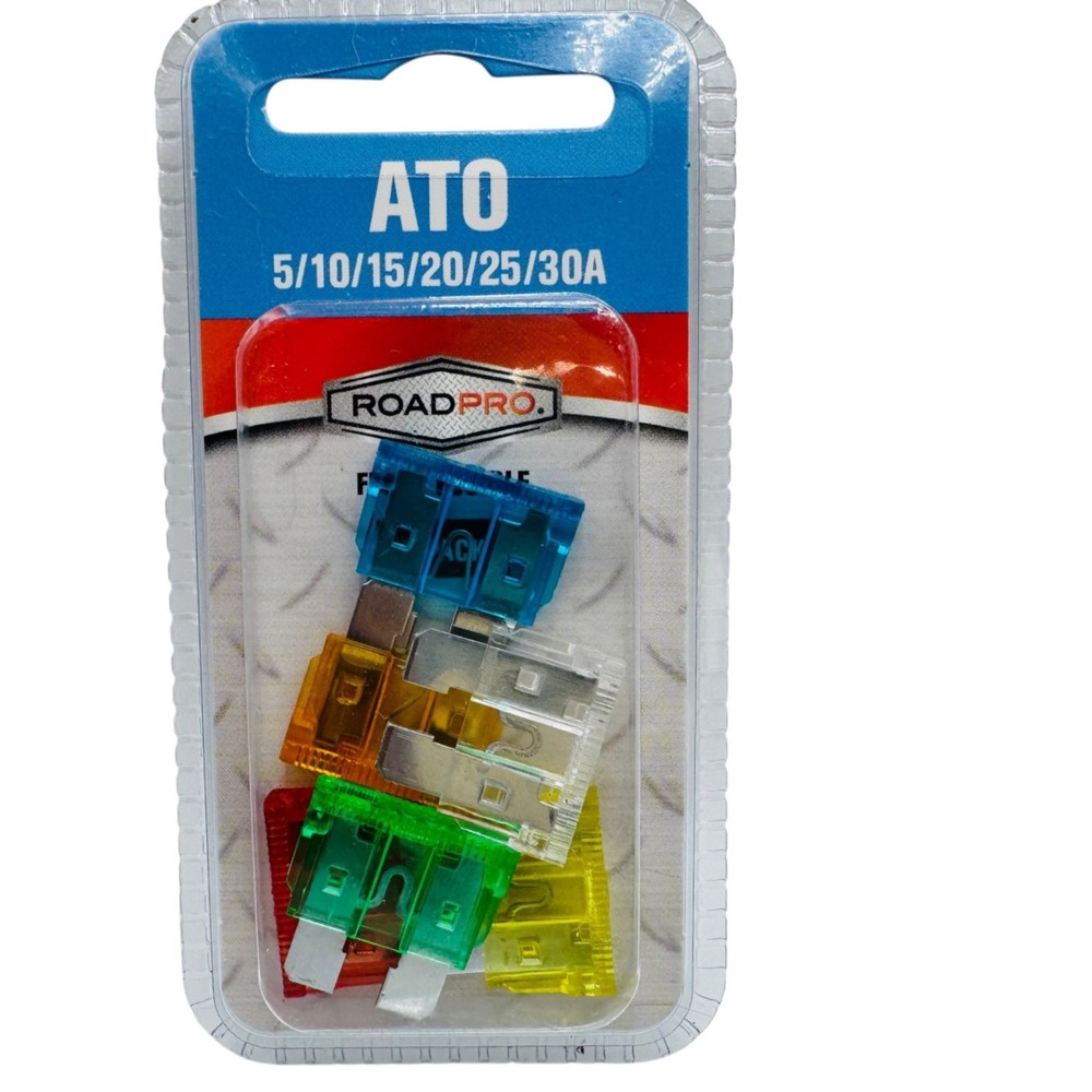 RoadPro ATO Fuse Assortment Pack 5/10/15/20/25/30 Amp Variety – Automotive Elect