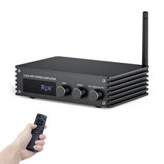 Bluetooth Audio Stereo Amplifier, 200W Dual Channel Mini Hi-Fi Stereo Receive…