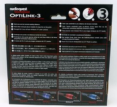 Audioquest OptiLink-3 1 meter Digital Toslink Fiber Optic Cable